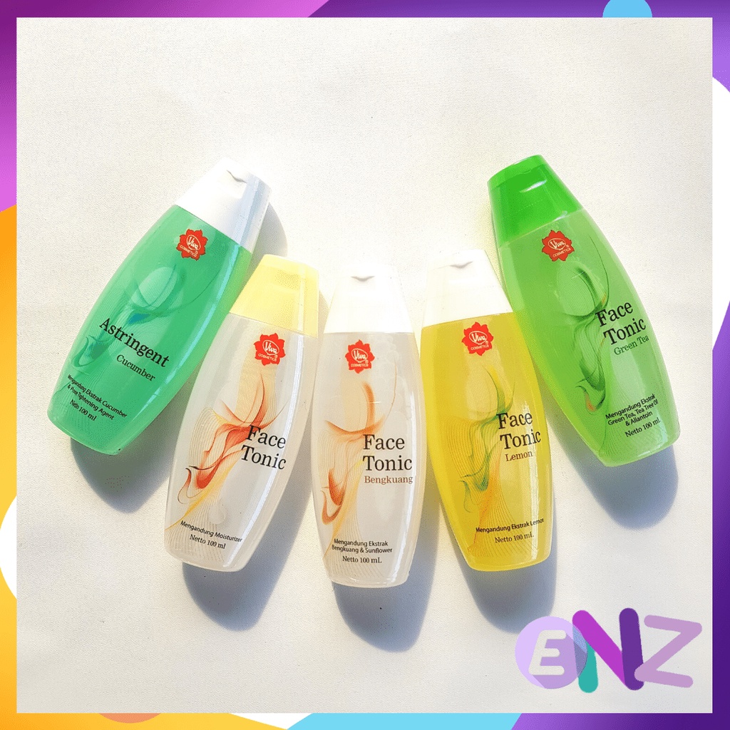 ENZ ® VIVA face Tonic 100ML / Toner Penyegar VIVA / Pembersih Kotoran di Wajah VIVA 2025