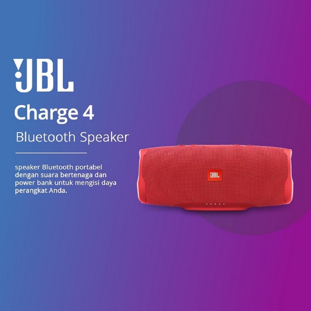 JBL Charge 4 / Charge4 Portable Waterproof Bluetooth Speaker Original