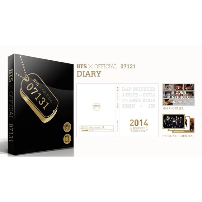 Box BTS MD Diary 2014 / Box Akrilik BTS MD Diary 2014