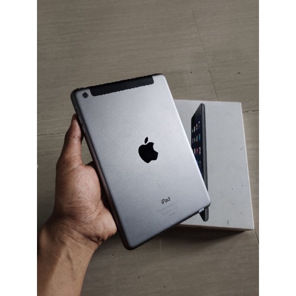 ipad mini 2 wifi/cellular fullset garansi