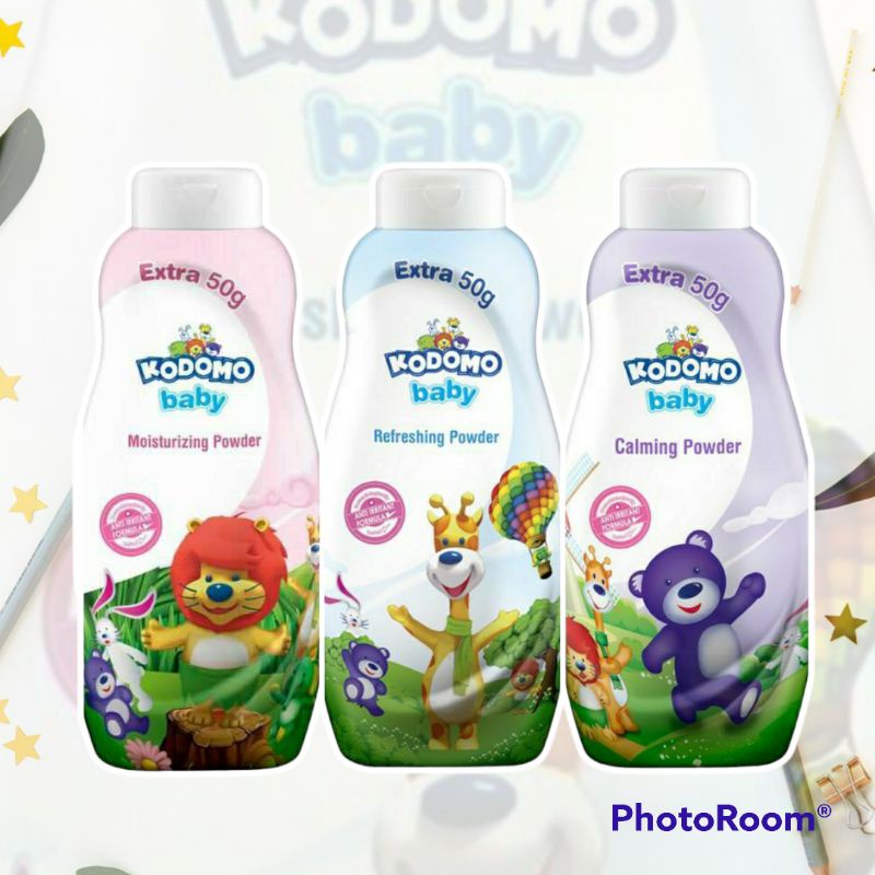 Bedak Bayi KODOMO Baby 3 Aroma Best Seller 50 gr