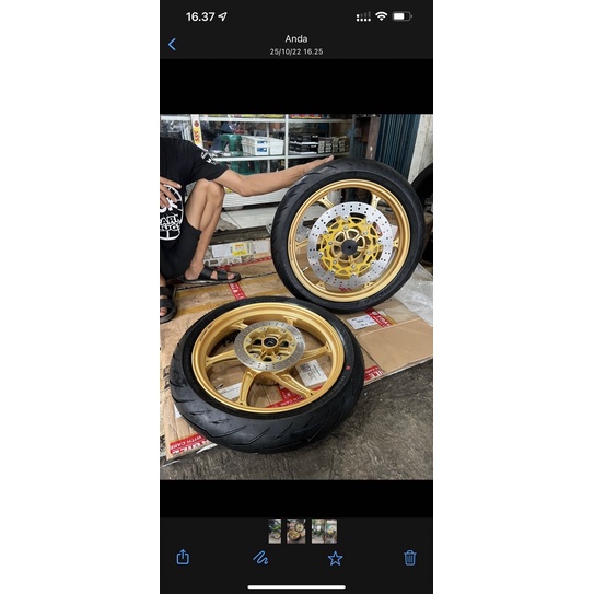 velg vnd fullset pnp ninja r atau rr
