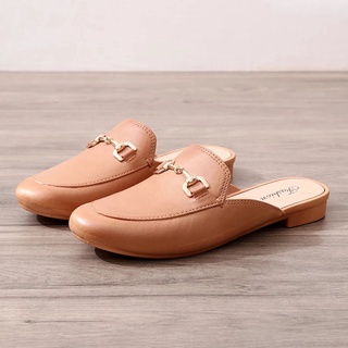 ( GS ) SANDAL SLOP WANITA SLIP ON GAYA VINTAGE