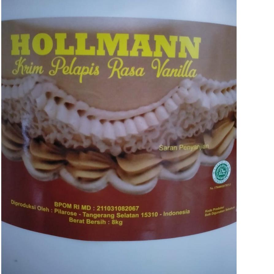 

BAYAR DITEMPAT✔️Hollmann Butter Cream Siap Pakai 500gr|SQ4