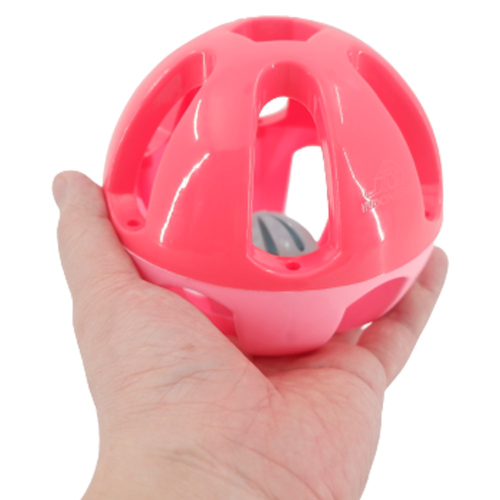 Rattle Ball Besar Mainan Bola Kerincing Jumbo Diameter 13 cm Mainan Anak Bayi Merangkak - JM-BK