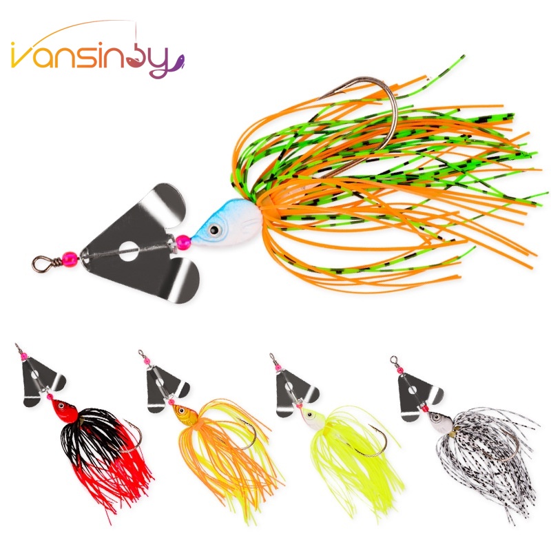 Umpan Pancing Spinner Metal 9cm / 14g Aneka Warna Untuk Ikan Bass / Trout / Salmon