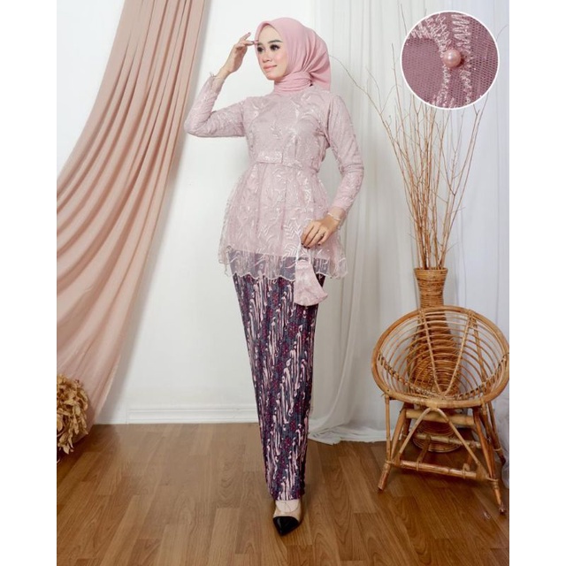 KEBAYA ORIGINAL//KEBAYA MODERN//SET CANTIKA//SERAGAMAN KELUARGA//BAJU PESTA LAMARAN//BAJU WISUDA//BAJU LEBARAN//BAJU KONDANGAN// Kode NJ