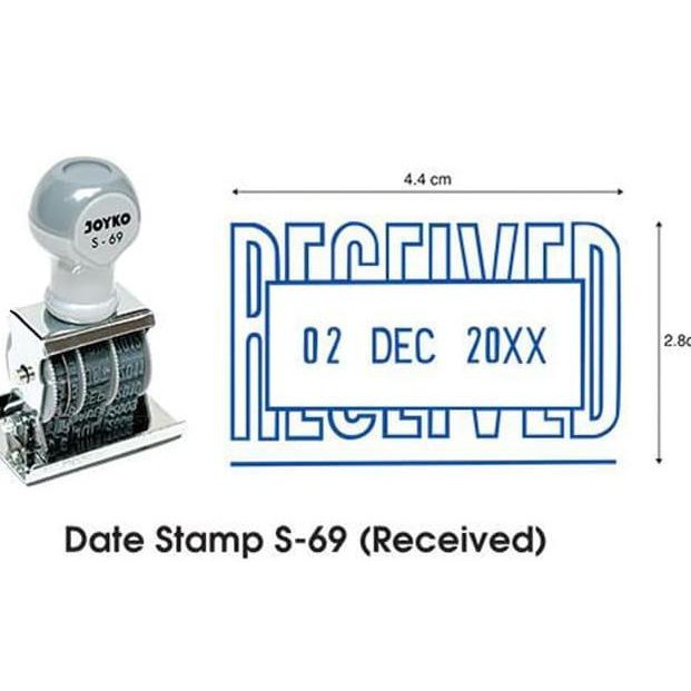 

Gaya Stempel Received Tanggal Diskon