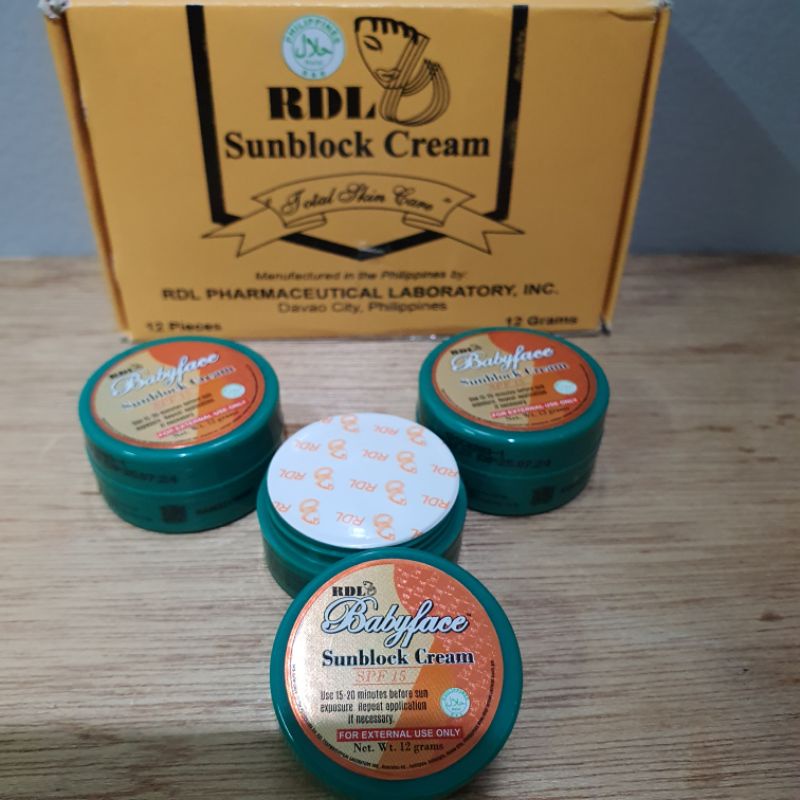 RDL Baby face sunblock cream SPF15