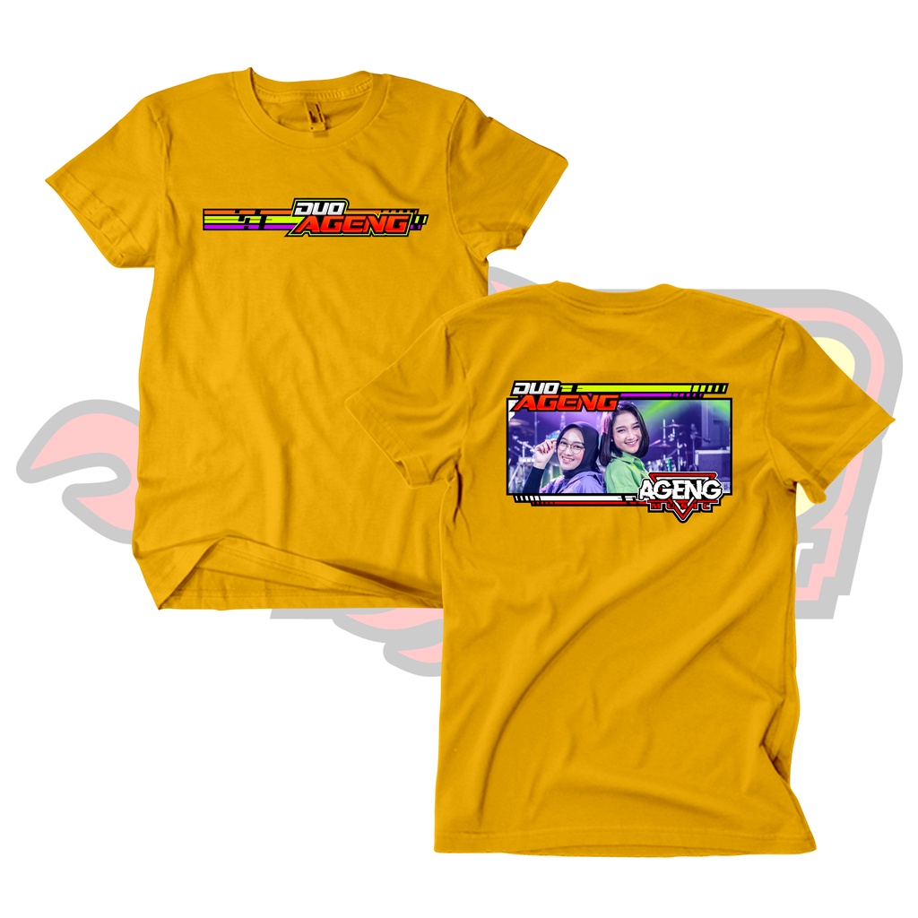 Kaos Duo Ageng Musik Ramayana Katun Combed Distro