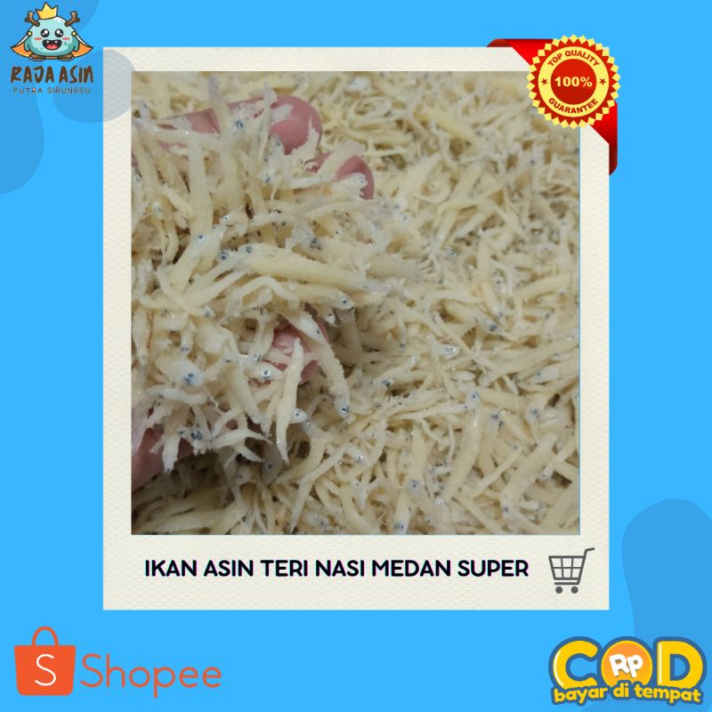 

Ikan asin teri nasi Medan super 250gr