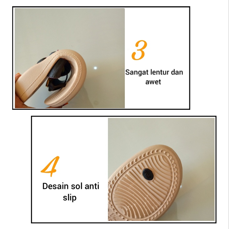 gof NEW ERA LB E 15092 Sandal Jepit Karet Wanita Size 37/41