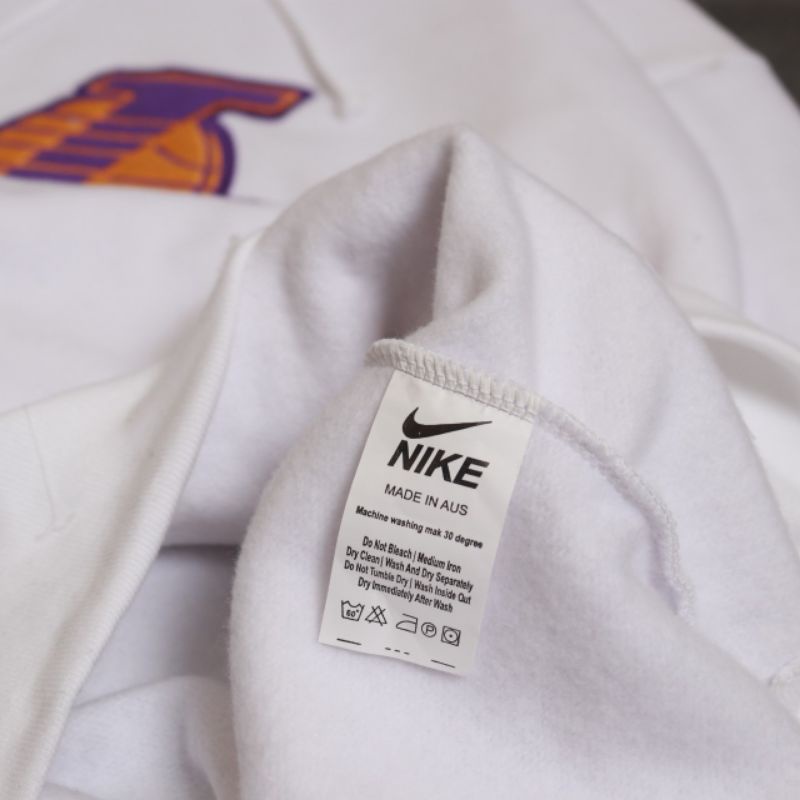 JAKET HOODIE SWEATER NIKE x LAKERS FULLTAG &amp; LABEL