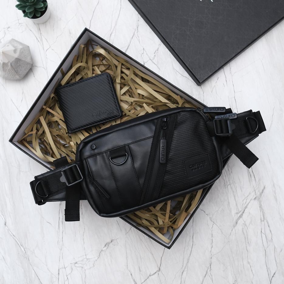 Termurah CULTURE BASIC | PAKET REGULAR CAMBRIGDE BUNDLING (WAISTBAG+DOMPET) INCLUDE BOX