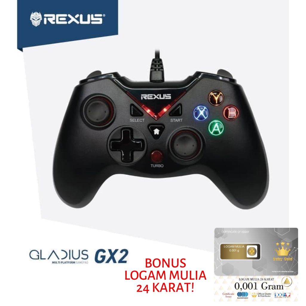 Gamepad Rexus Gladius GX2 Joystick Rexus GX2 Rexus Gladius GX 2