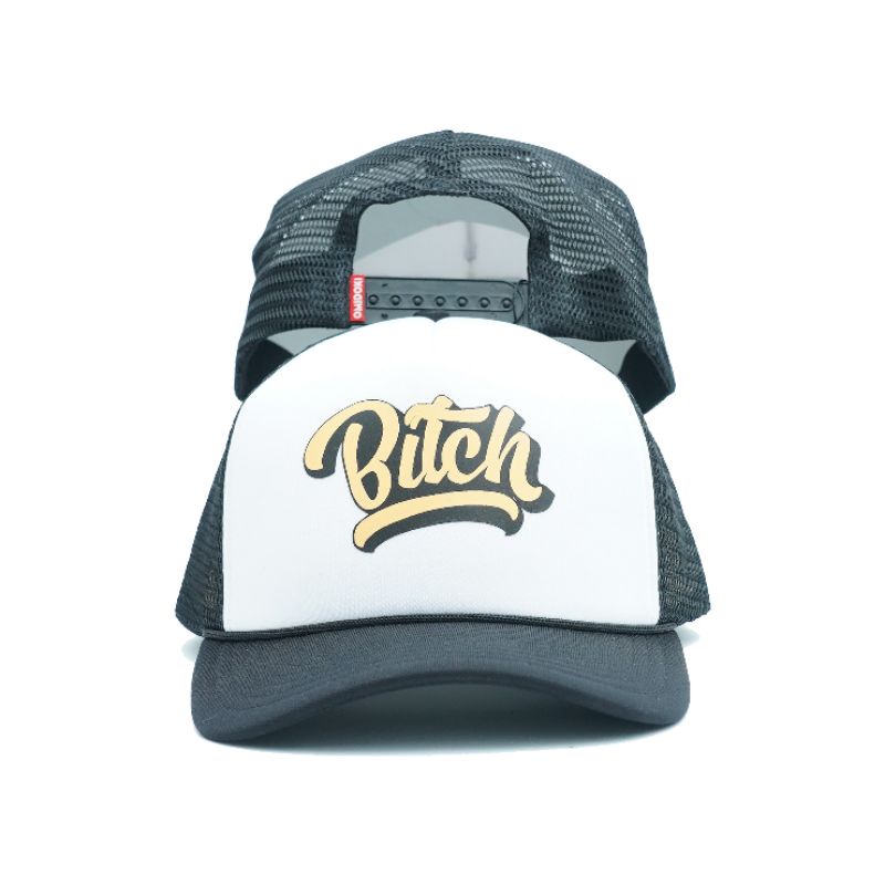 Omidoki Trucker Hat Hitam putih Seva