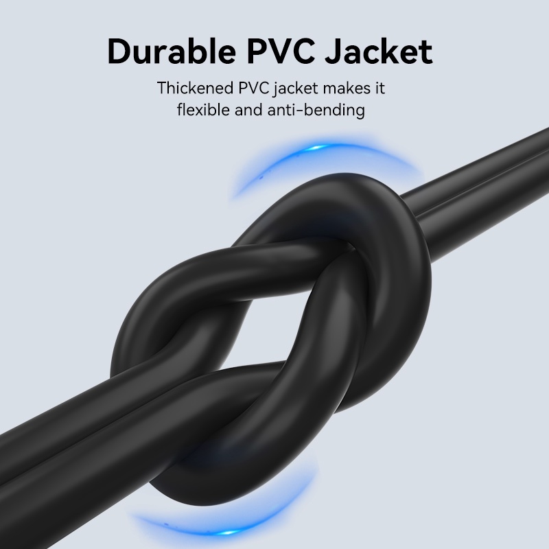 Vention Kabel Data Usb C Type-C 3A Cable Android Handphone HP Quick Charge Fast Charging-7