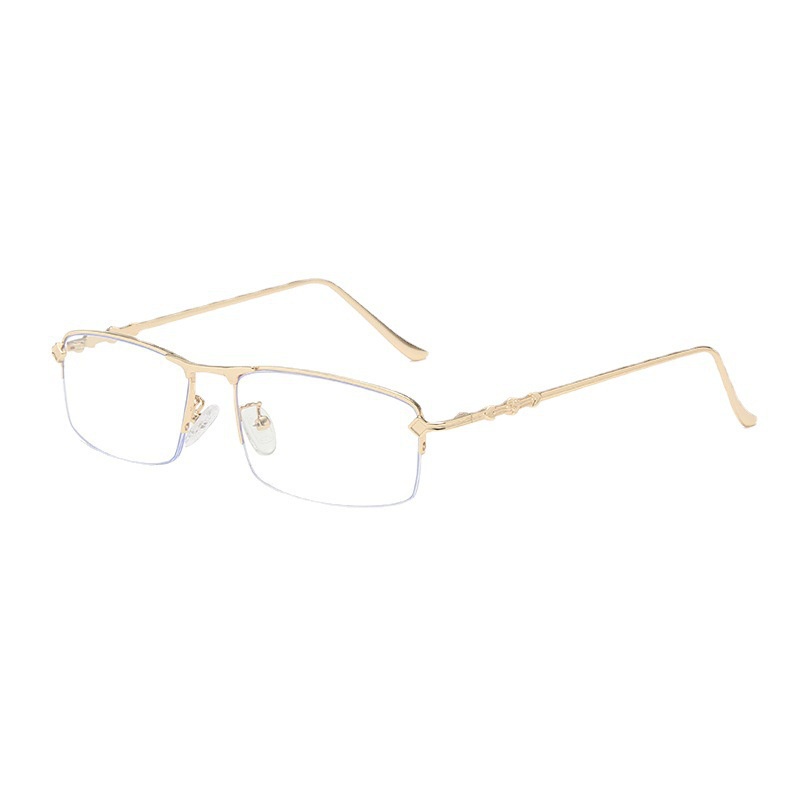 Kacamata Anti-radiation Minus Fashion Rimless Eyeglasses Computer Eyewear Wanita Pria