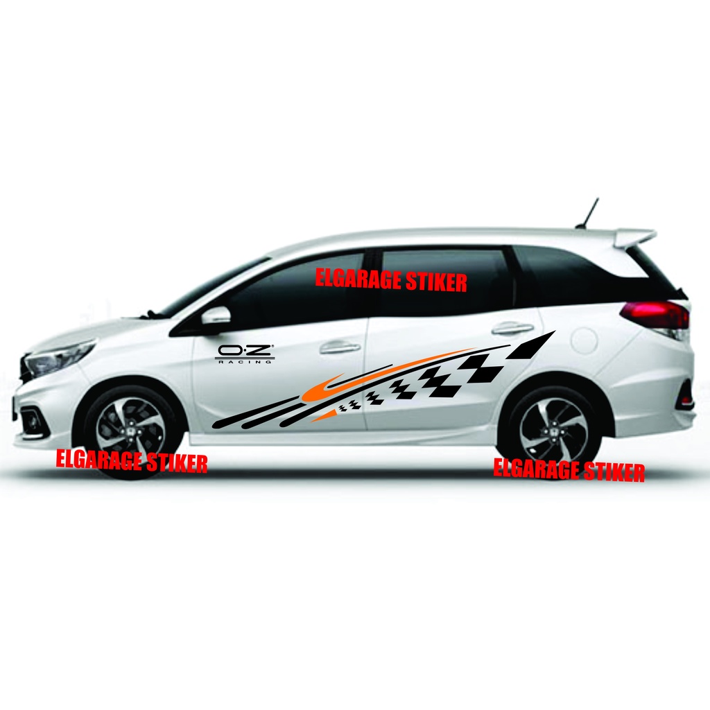 cutting stiker racing honda mobilio stiker variasi body mobil mobilio avanza calya