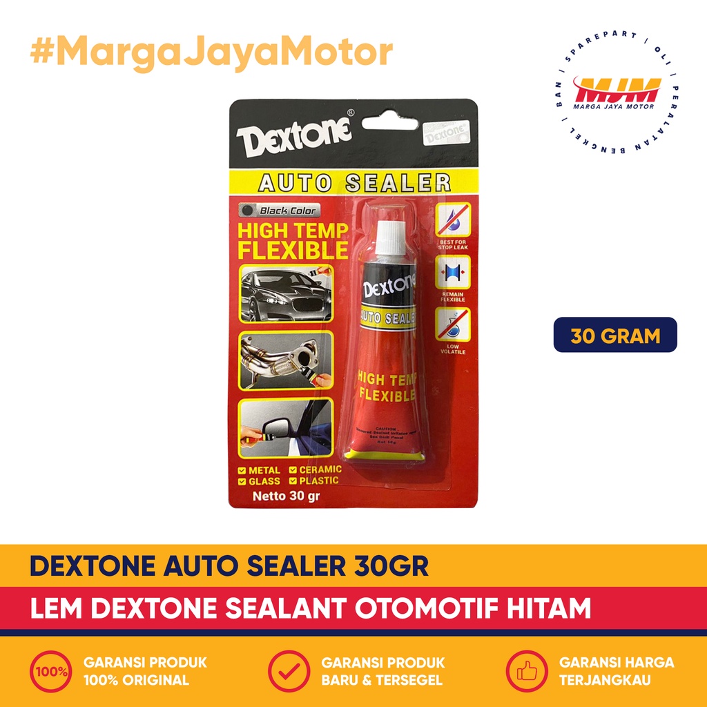 Dextone Auto Sealer 30gr Lem Silicone Sealant Dextone
