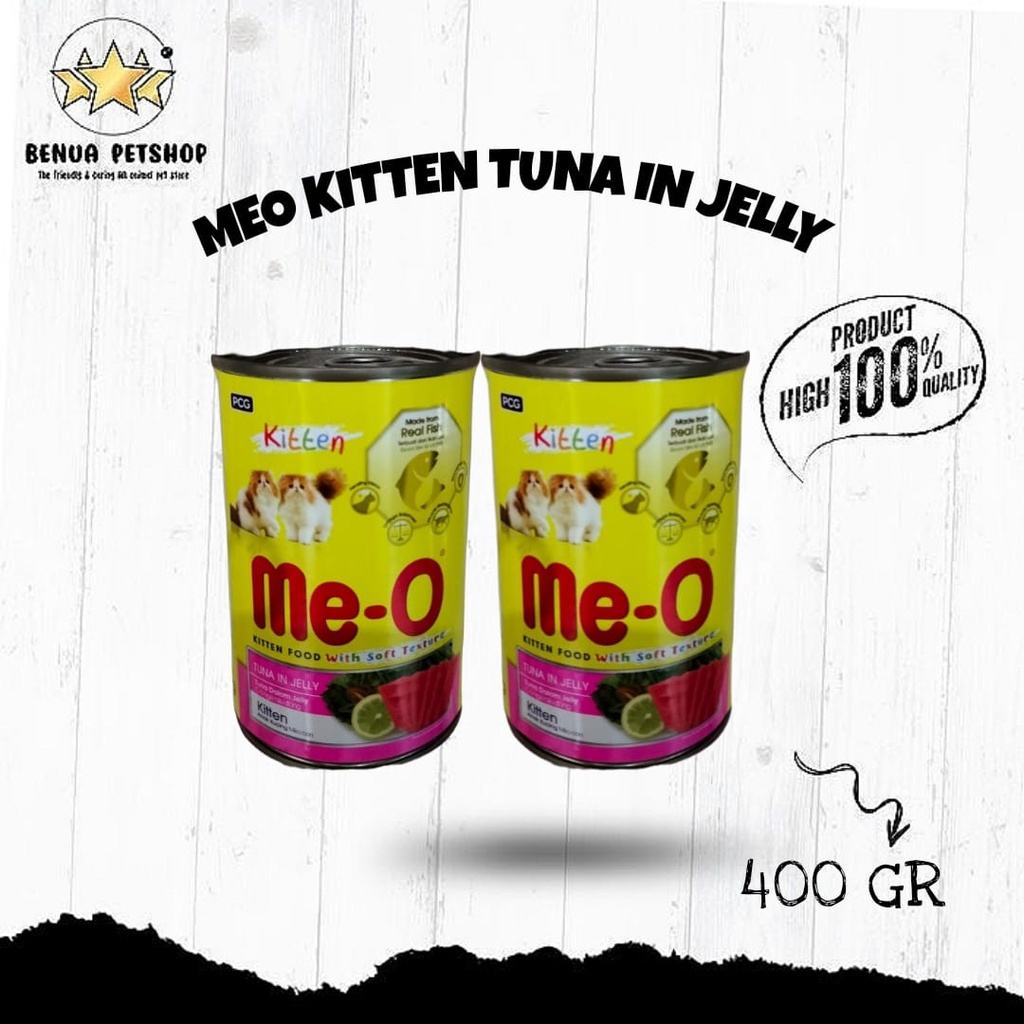 Makanan Kucing basah MEO kaleng 400g All Varian