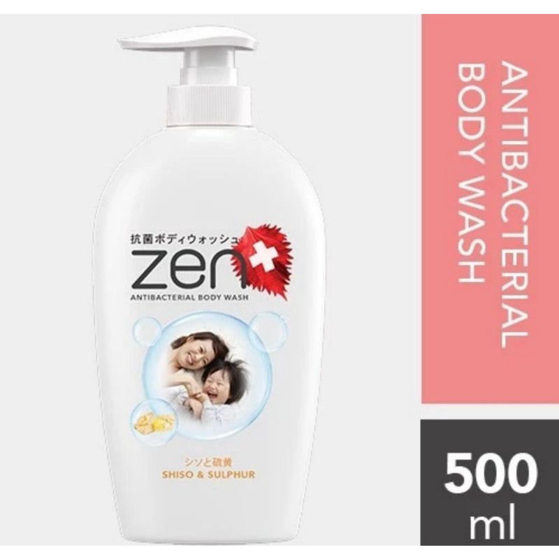 ZEN Body Wash Sabun Mandi Cair 500ml Botol Pump