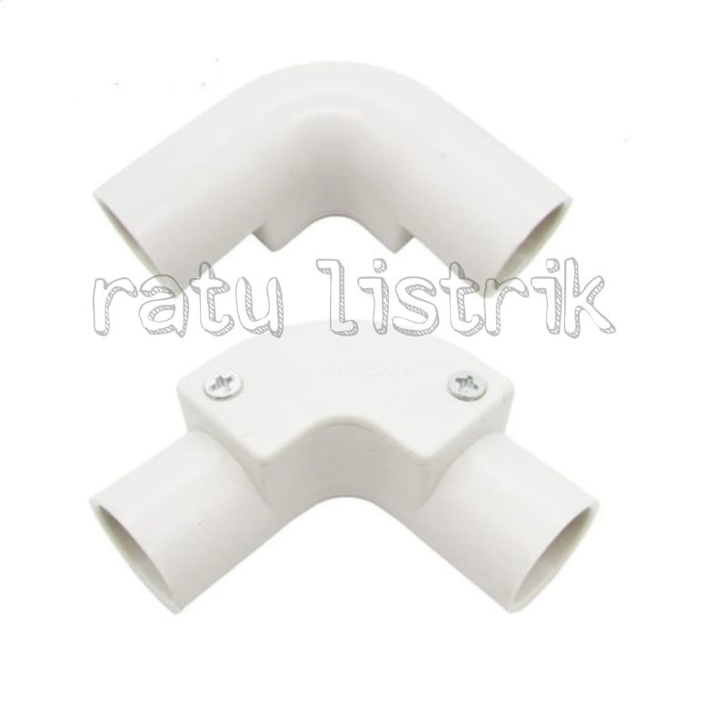 Knee Pipa Listrik 20mm / L bow Pipa Conduit / Elbow Pipa Conduit Listrik 20mm