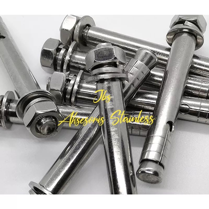 DYNABOLT/ANCHOR BOLT M10x80 STAINLESS SS 304