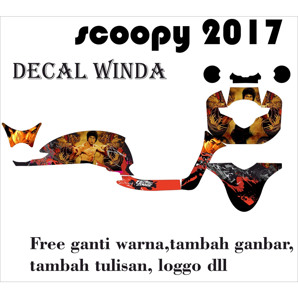 decal scoopy 2017 gahar