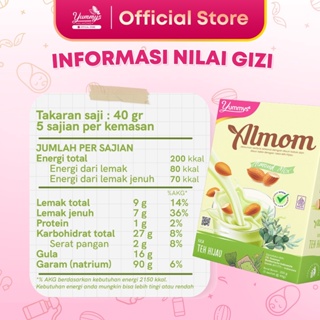 Image of thu nhỏ ALMOM Susu Almond Milk Pelancar ASI | Untuk Ibu Hamil 7 Bulan hingga Menyusui | PAKET ISI MATCHA & TARO #4