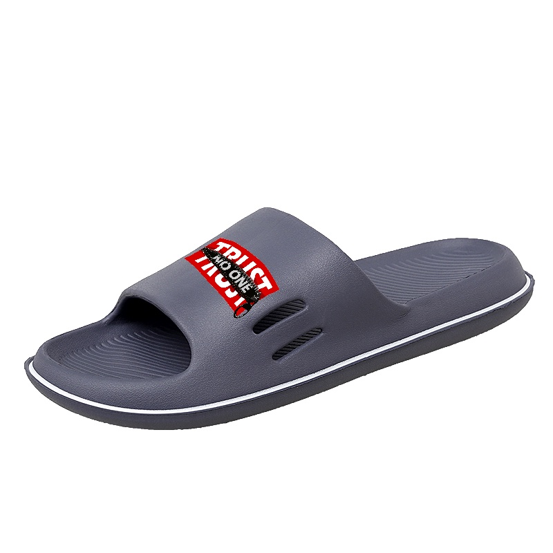 Sanlie Sandal Slop Anti Selip Anti Air / Sandal Pria Slip On TRUST Nyaman dan Sol Empuk V06 (T)