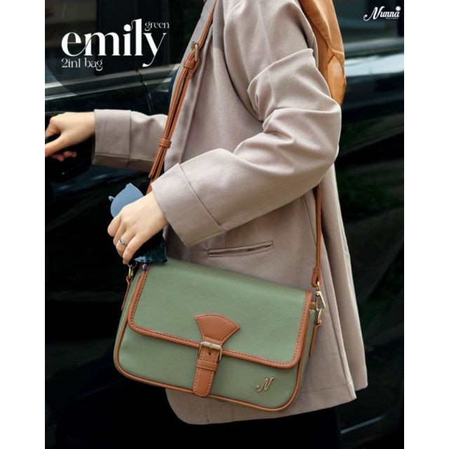 Emily bag // nunna // tas nunna // tas lucu 2 warna // tas two tone // Emily by nunna
