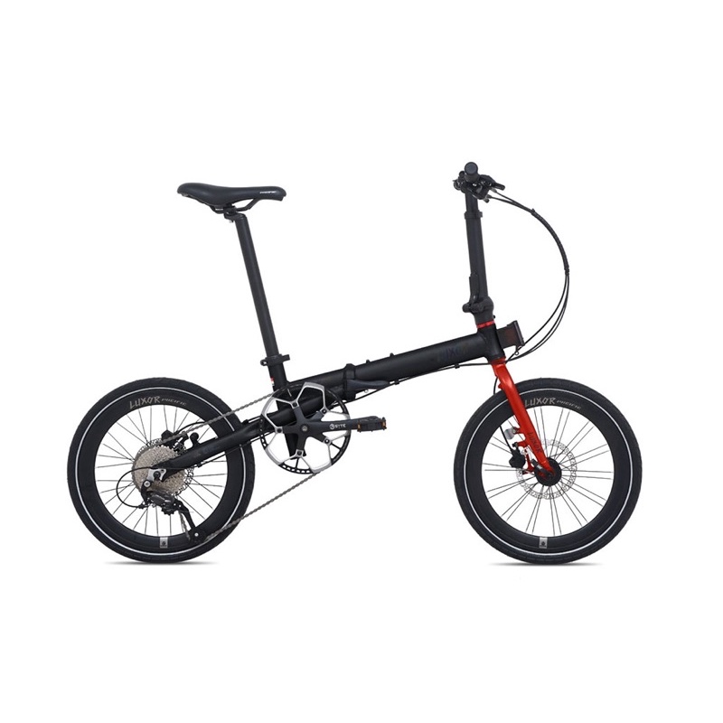 SEPEDA LIPAT PACIFIC LUXOR 20 INCH BLACK ALLOY HYDRAULIC 9 SPEED