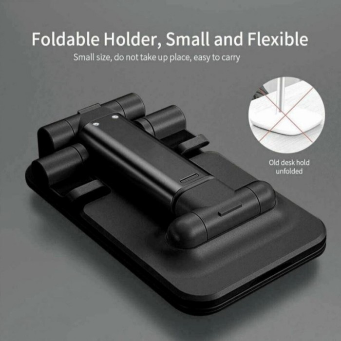 HD-23 HOLDER HP LIPAT Folding Dekstop Phone Stand  Phone Holder Stand HP UNIVERSAL