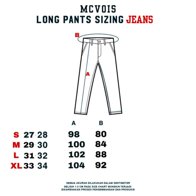 Celana Jeans Pria Mcvois Premium Distro