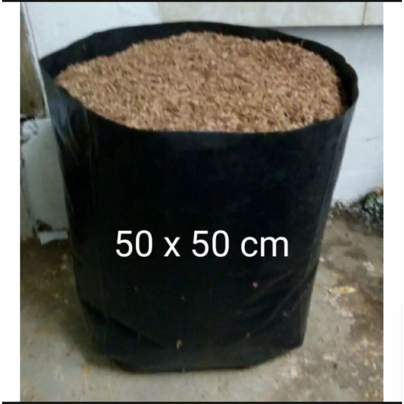 plastik polybag tanaman 50x50 / plastik bibit tanaman / polybag murah isi 500gram