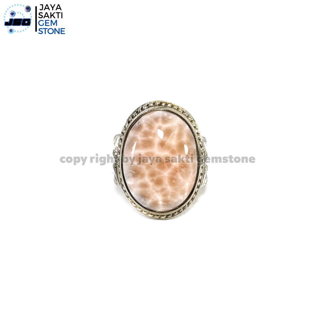 Natural Batu Akik Thomsonite Tumpang Hanoman TH04