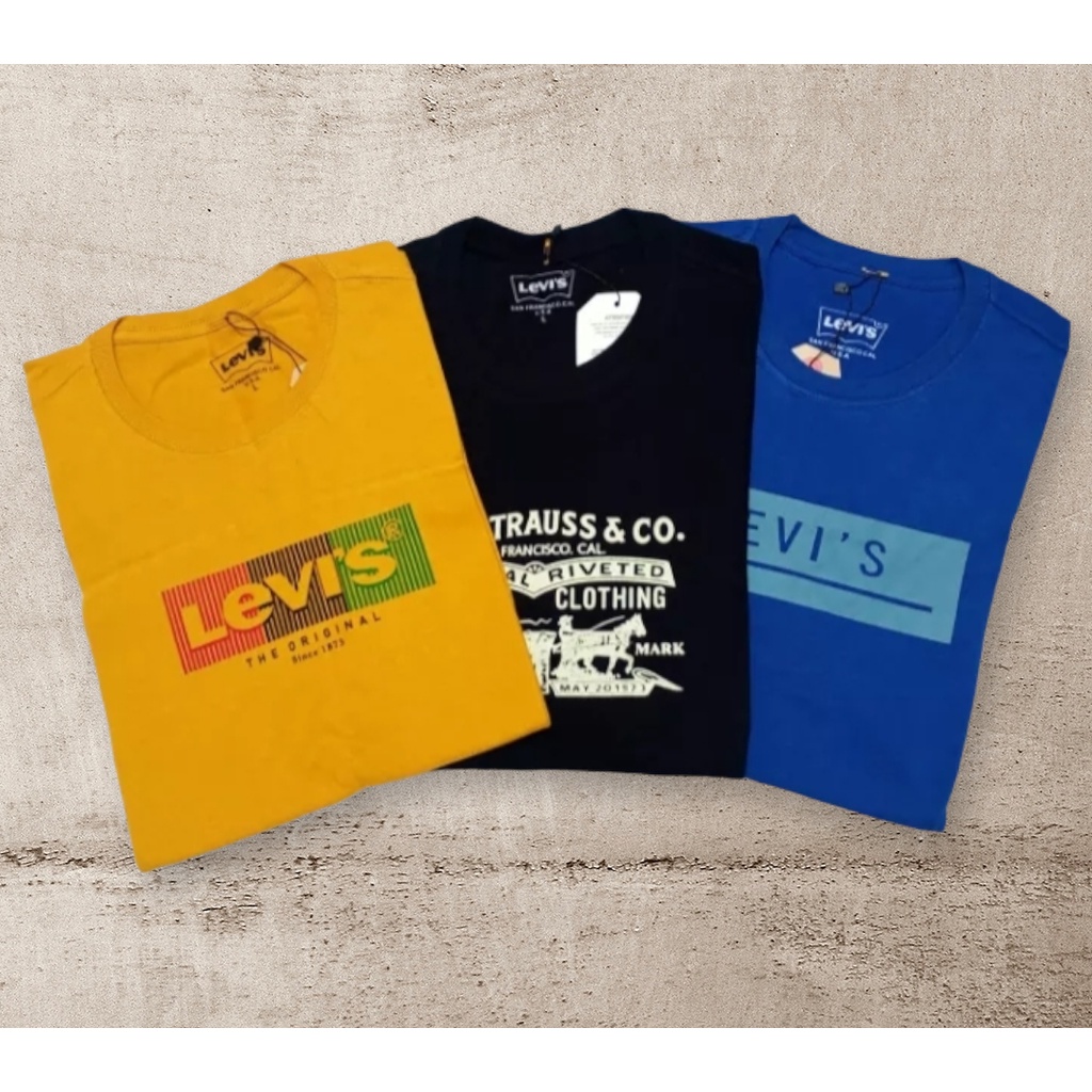 KAOS 100rb 3pcs  Leviis Premium / Kaos pria import original / Kaos pria distro / Kaos pria