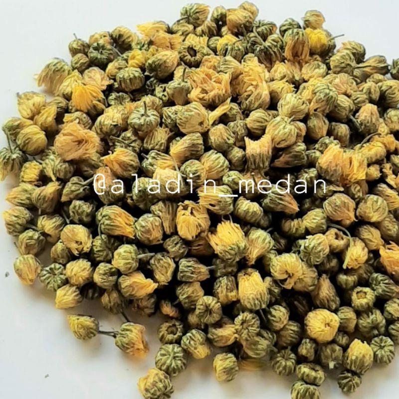 

Thai Jik Hua 50 gr / Kuntum bunga Chrysanthemums / Baby Chrysanthemums