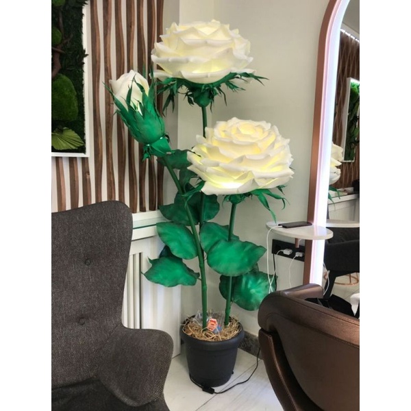 STANDING BUNGA LAMPU DEKORASI