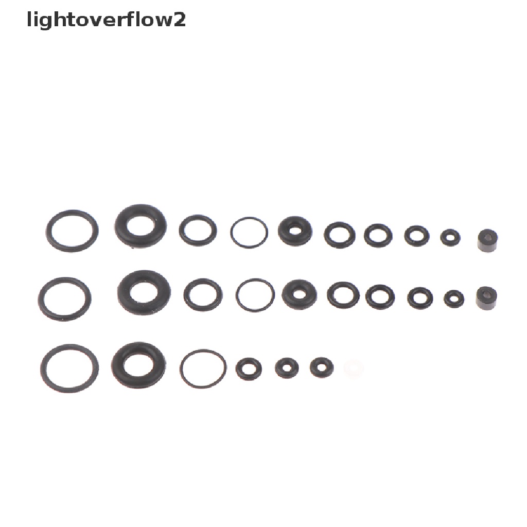 (lightoverflow2) Seal O-Ring Bahan Karet Warna Hitam Untuk Airbrush