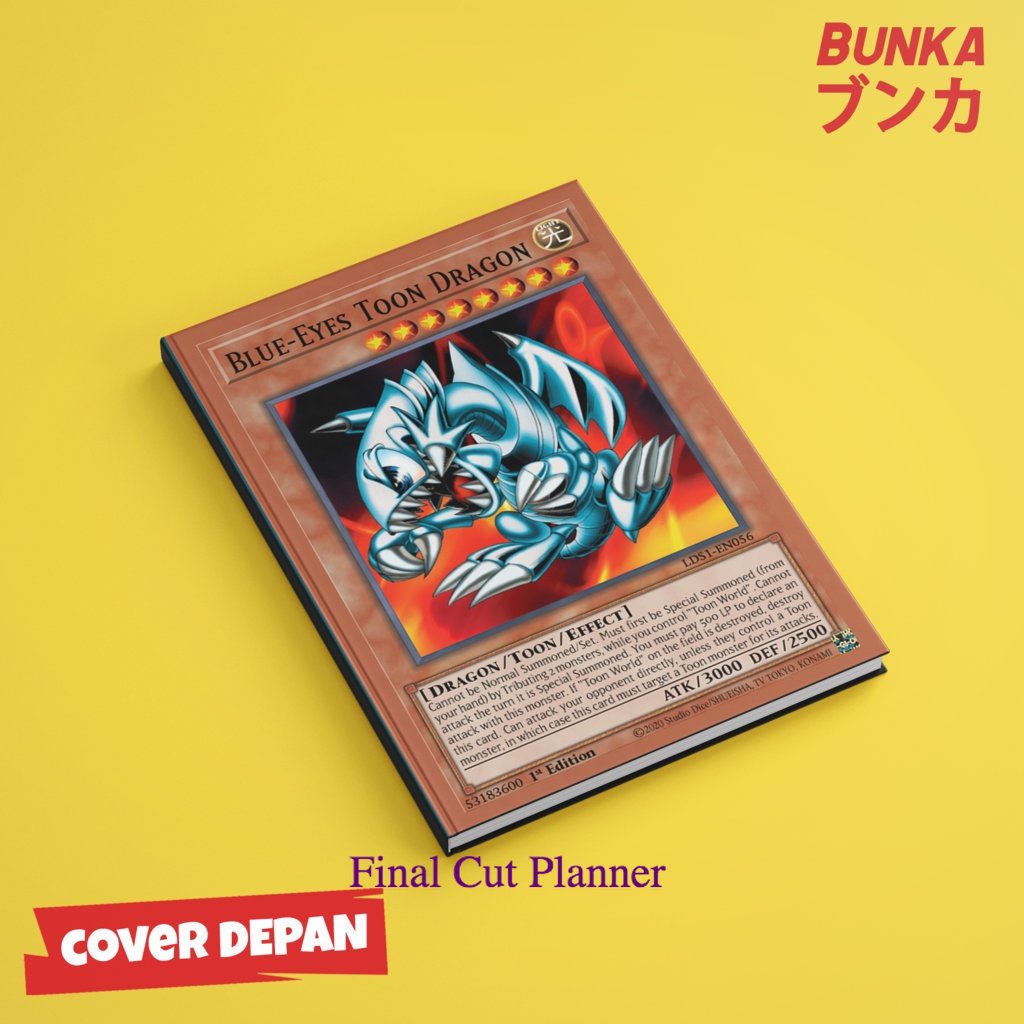 

Notebook Yu Gi Oh Bllue Eyes Tone Dragon Hardcover A5 Skin Buku Tulis Catatan Notes Agenda Planner Jurnal .