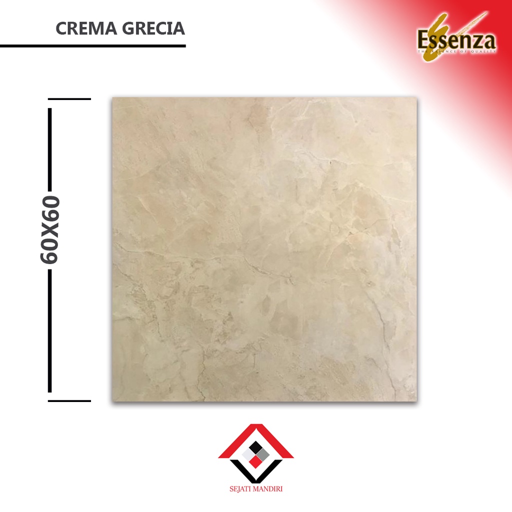 Granit 60x60 - Motif Marmer - Essenza Grecia Crema