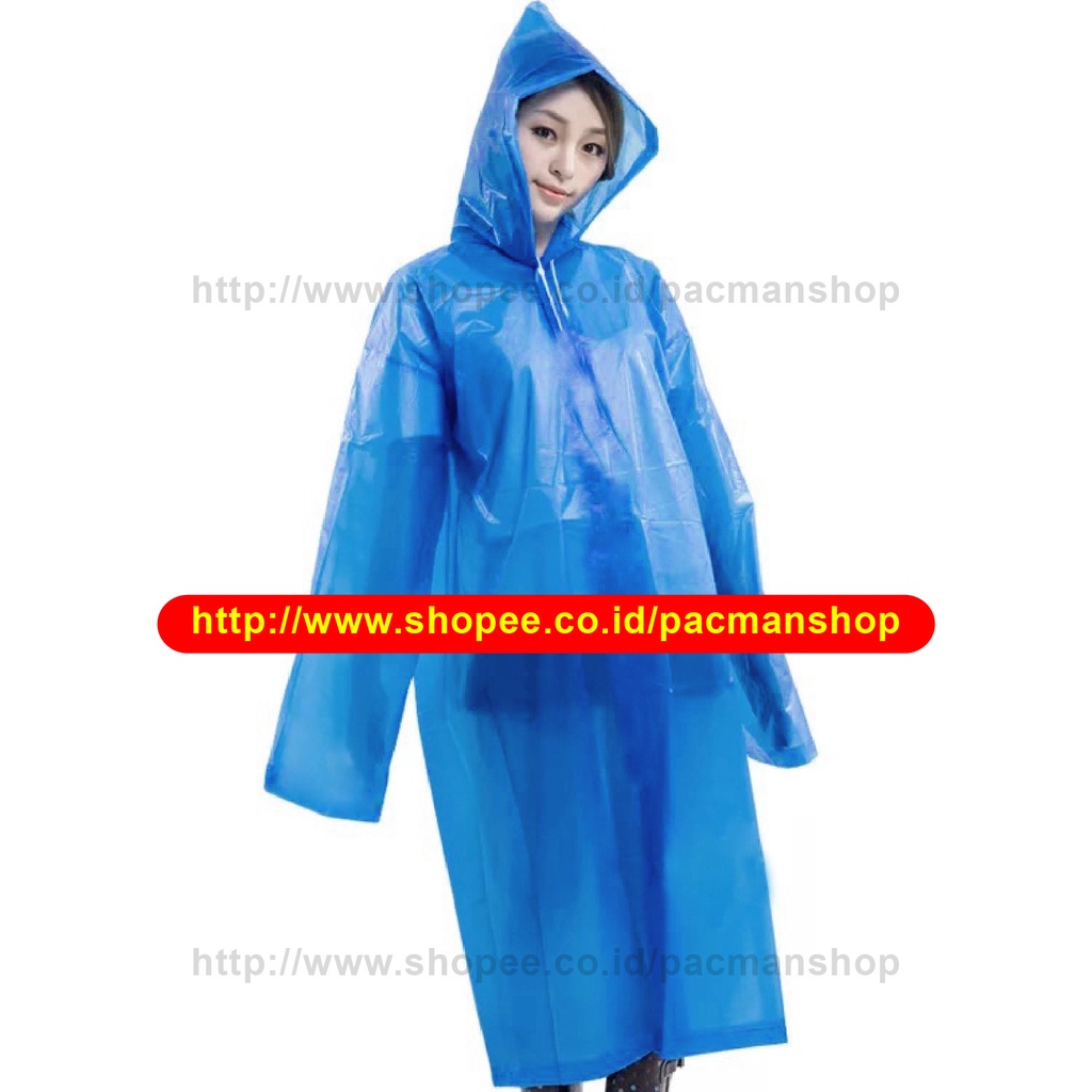 Jas Hujan Plastik - Jas Hujan - Rain Coat Plastic - Disposable Rain Coat