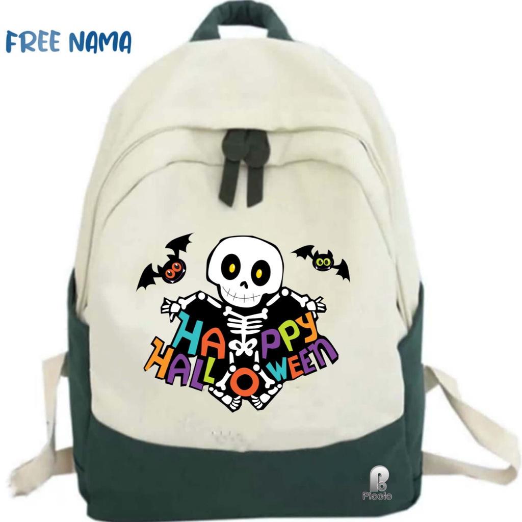 TAS SEKOLAH ANAK MOTIF HAPPY HALLOWEEN UNISEX