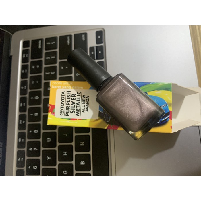 Toyota Purplish Silver Metallic Cat Oles Penghilang Baret Mobil Avanza