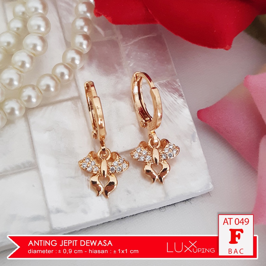 AT 049 Anting Panjang Wanita PErmata Zikron Aksesoris Xuping Dewasa Luxx Xuping