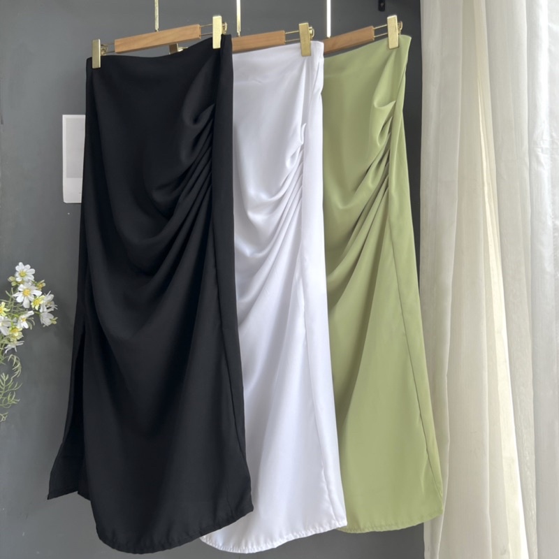 rok korea / rok span wanita / skirt wanita