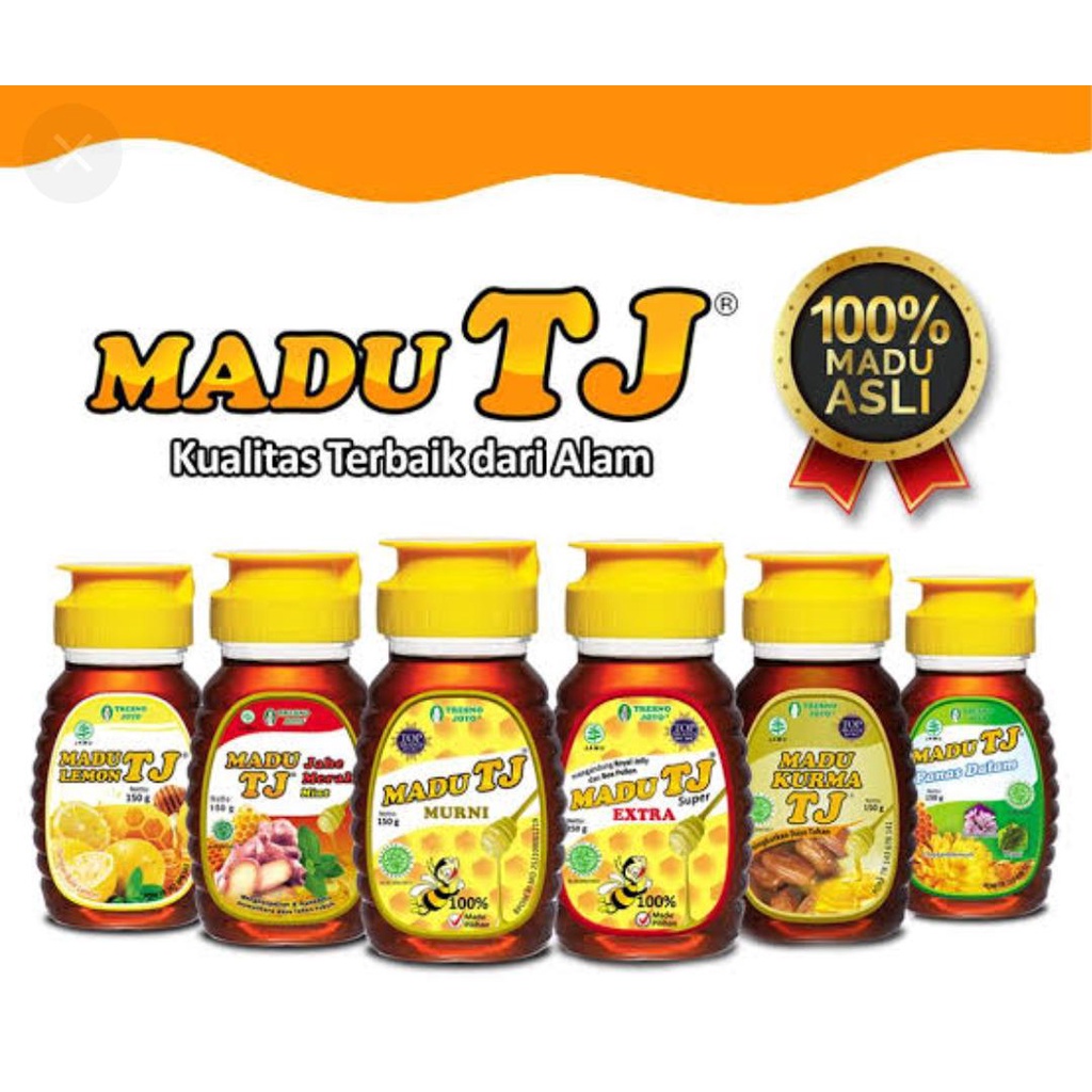 Madu TJ KURMA - SUPER - JAHE MERAH - MURNI --250GR