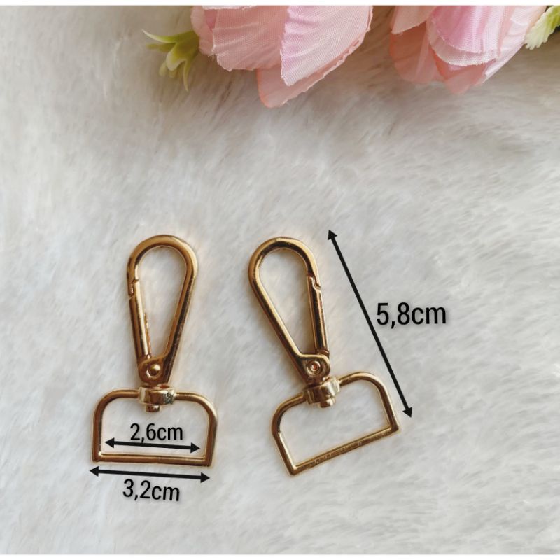 Kait tas 2cm 2,5cm dan 3,8cm (1pcs)